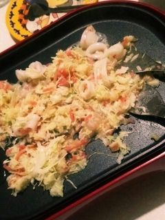 簡単!もんじゃ焼き-レシピのメイン写真