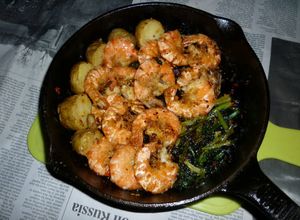 殻付き海老のアヒージョ･オイル焼きv3-レシピのメイン写真