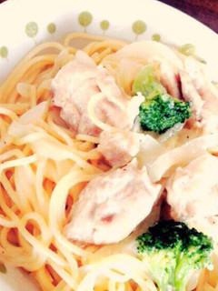 鶏肉のクリームパスタ-レシピのメイン写真