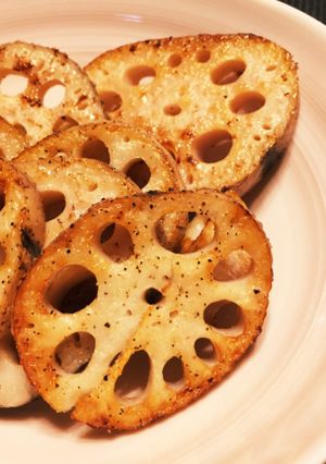 簡単にもう一品♪レンコンの両面焼き-レシピのメイン写真