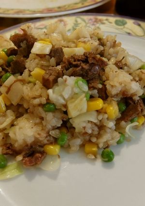 残り物から焼き飯-レシピのメイン写真