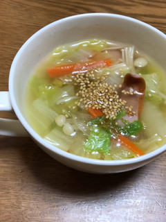 レタススープ♪野菜たっぷり☆あっさり!-レシピのメイン写真