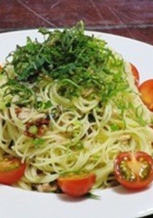 ドライトマトとツナの冷製カッペリーニ-レシピのメイン写真