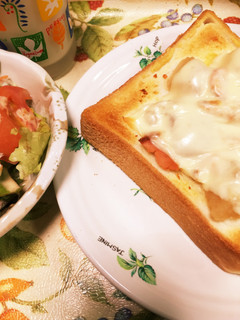 ❁おでんリメイク♡和風タラモトースト❁-レシピのメイン写真