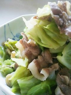 時短簡単定番☆豚バラとキャベツのさっと煮-レシピのメイン写真