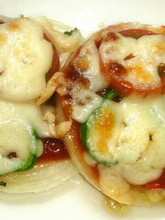 低糖質!!玉ねぎでピザ-レシピのメイン写真