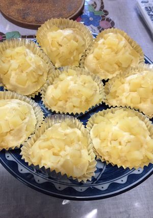 ホットケーキミックスで林檎の蒸しパン-レシピのメイン写真