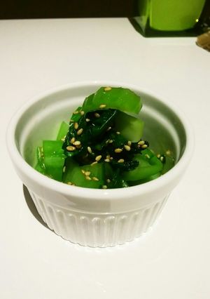 【早ウマっ！】チンゲン菜の白ゴマ和え-レシピのメイン写真