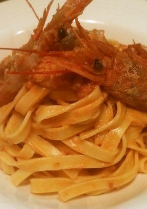 赤エビのトマトクリームパスタ-レシピのメイン写真