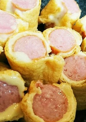 薄揚げのウインナーチーズ巻き-レシピのメイン写真