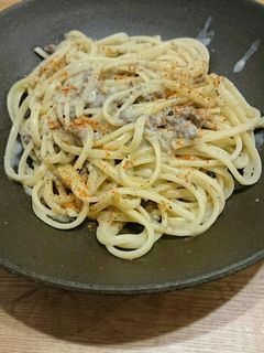 白子とマッシュルームの塩麹パスタ-レシピのメイン写真