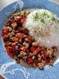 バジルポークのそぼろご飯-レシピのメイン写真