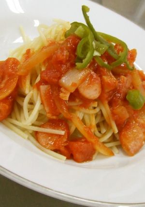 トマトパスタ-レシピのメイン写真
