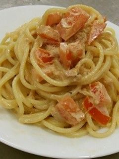 簡単!トマトの冷製パスタ-レシピのメイン写真