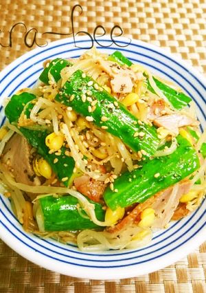 焼豚リメイク♡簡単5分!焼豚の中華和え-レシピのメイン写真