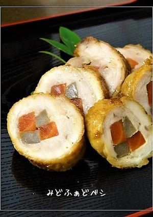 柚子胡椒風味✿鶏肉の八幡巻き*ごぼう巻き-レシピのメイン写真