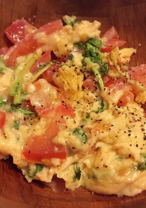 残り物でトマトの洋風炒め☆-レシピのメイン写真