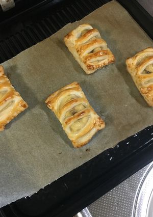 冷凍パイシートで簡単チョコバナナパイ♪-レシピのメイン写真