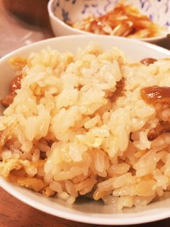 なめこ炊き込みご飯-レシピのメイン写真