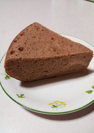 炊飯器 チョコ(ココア)シフォンケーキ-レシピのメイン写真