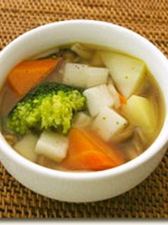 余ったお餅で!ボリュームたっぷりスープ-レシピのメイン写真