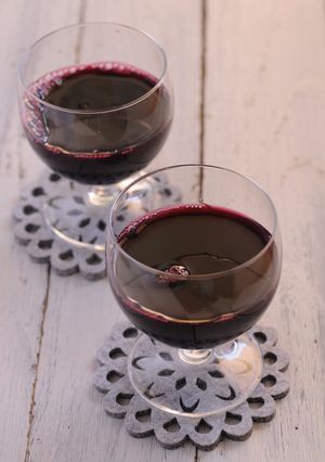 ブドウジュースのきび酢割り-レシピのメイン写真