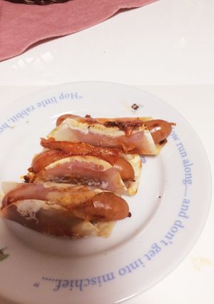 ☆餃子の皮でミニブリトー風☆-レシピのメイン写真