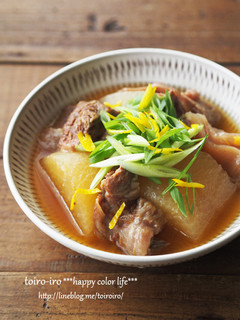 圧力鍋とおでんの素で簡単!牛すじ大根-レシピのメイン写真