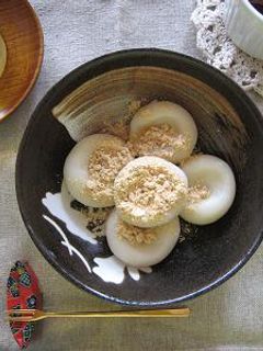 豆腐白玉だんご☆きなこ黒蜜添え-レシピのメイン写真