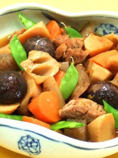 炒り鶏(筑前煮:おせちの煮しめに!)-レシピのメイン写真