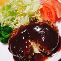 A picture of 基本のふっくらハンバーグ☆.