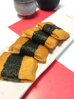 簡単おやつ♪レンジでいなり餅-レシピのメイン写真