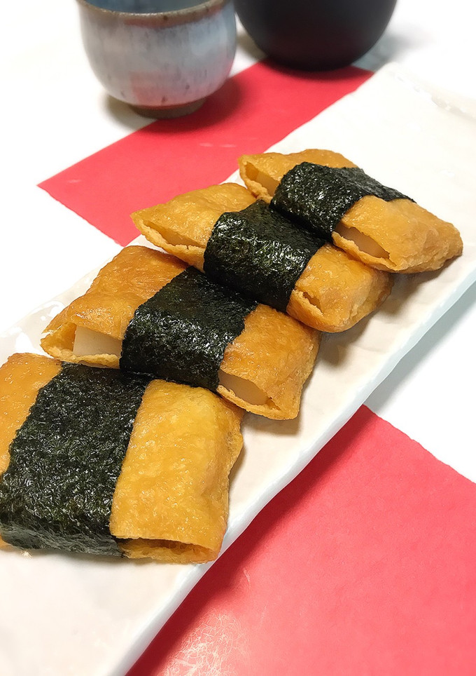 簡単おやつ♪レンジでいなり餅-レシピのメイン写真