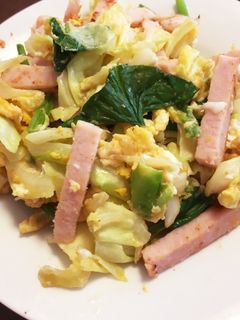 レポ感謝!5分簡単キャベツと卵の野菜炒め-レシピのメイン写真