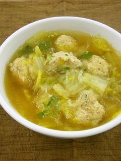 白菜と鶏団子のスープ煮-レシピのメイン写真