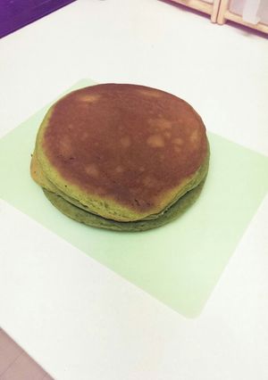 青汁パンケーキ♪　抹茶味な完全食!！-レシピのメイン写真