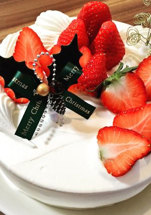 ケーキのナッペ(クリスマスver-レシピのメイン写真