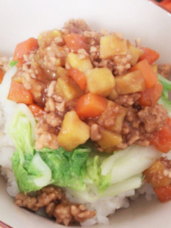 野菜甘酢あんかけ丼-レシピのメイン写真