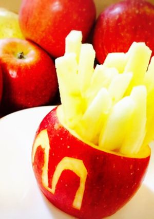 アップルフライドポテト-レシピのメイン写真
