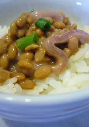 納豆と塩辛?!-レシピのメイン写真