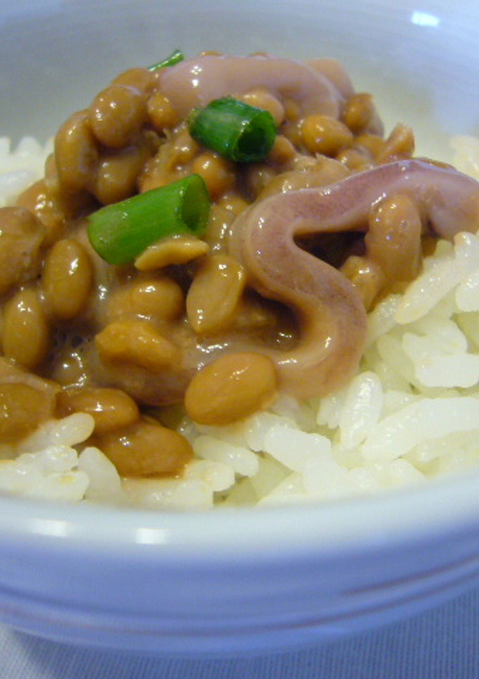 納豆と塩辛?!-レシピのメイン写真