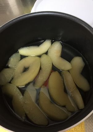 離乳食☆後期 リンゴのコンポート-レシピのメイン写真