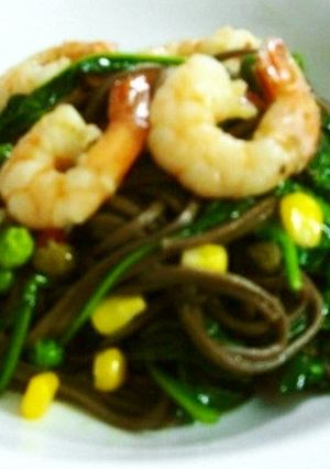 ダイエット簡単に栄養豊富イタリアンな蕎麦-レシピのメイン写真