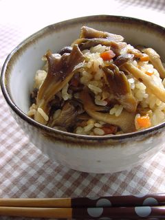 きのこ山盛りのあまから混ぜごはん。-レシピのメイン写真