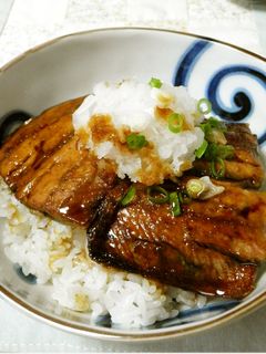 さんまのかば焼き丼~大根おろしのせ-レシピのメイン写真