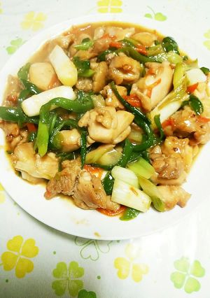 鶏胸肉とピーマンの味噌炒め(覚え書き)-レシピのメイン写真