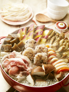 根菜だまっこ鍋-レシピのメイン写真