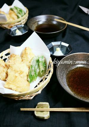 節約！鶏むね肉の天ぷら♪天つゆで♡-レシピのメイン写真