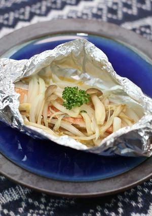 薬膳・鮭のゆずポンホイル焼き-レシピのメイン写真