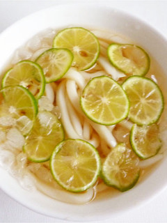 冷やしすだちうどん-レシピのメイン写真